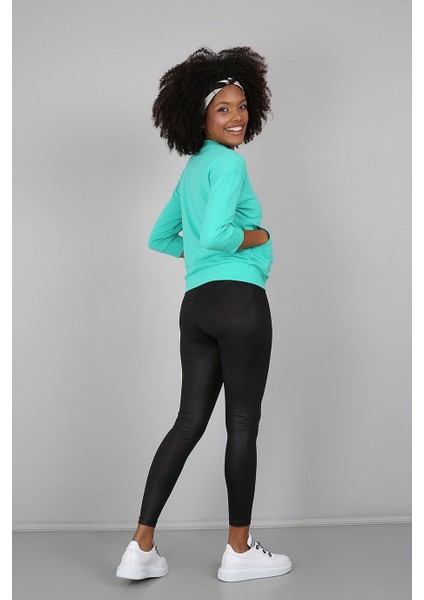 Baskılı Kanguru Cepli Yarım Kollu Sweatshirt fiyatları