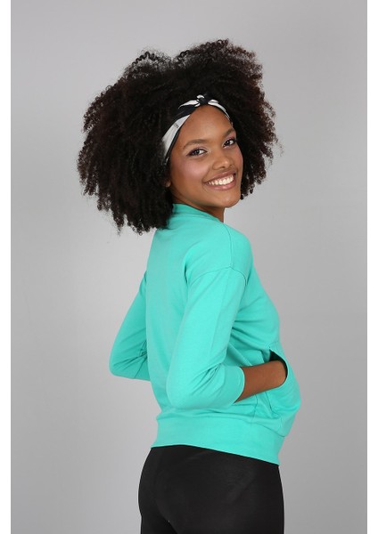 Baskılı Kanguru Cepli Yarım Kollu Sweatshirt fırsatları