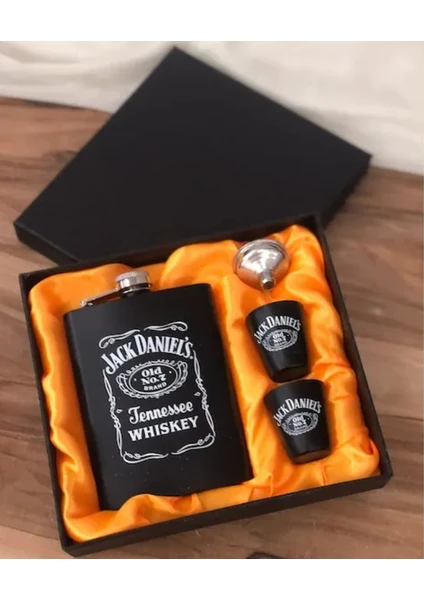 Dukkandesign Jack D. Shot Bardaklı Matara Seti