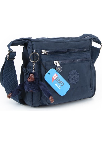 Kadın Lacivert Desenli Omuz Çantası Kırinkıl Askılı Çapraz Postacı Çanta Kılinkır Su Geçirmez 22X22X10CM fiyatları