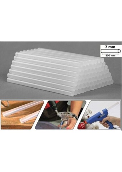 Sıcak Ince Mum Silikon 7 mm Boy 15 cm - 10 Adet fırsatları