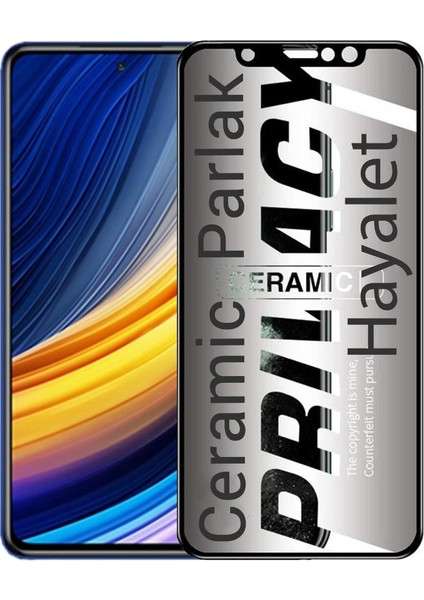 Xiaomi Poco X3 Pro Hayalet Ekran Koruyucu Parlak Seramik