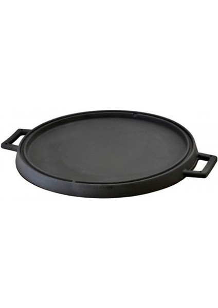 Yuvarlak Griddle Çift Yönlü Izgara Tava 34 cm