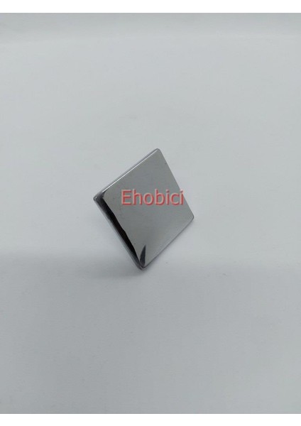 Kare Krom Düğme Kulp