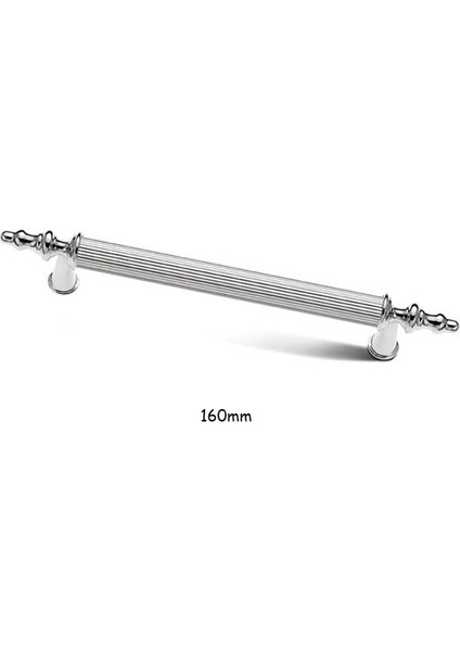 Asos Krom Lüks Mobilya Dolap Çekmece Kulp 160MM