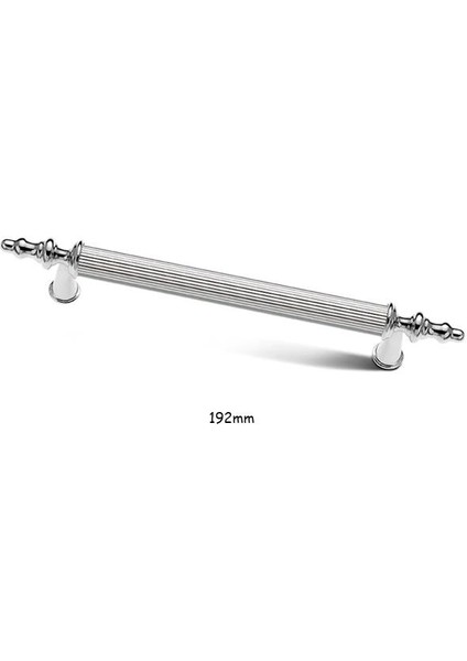 Asos Krom Lüks Mobilya Dolap Çekmece Kulp 192MM