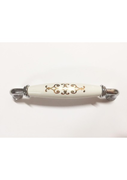 Porselen Kulp Desenli Krom 128MM