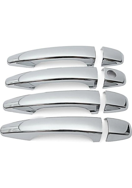 Alminox Oto Peugeot 5008 Uyumlu Kapı Kolu 4 Kapı Paslanmaz Çelik 2010-2016