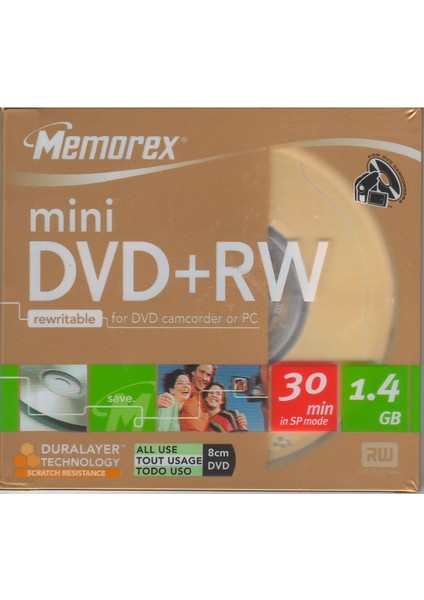 Mini Dvd+Rw 1.4gb