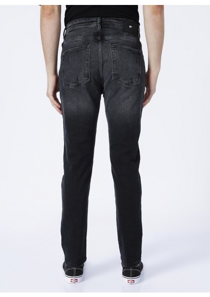 Denim Pantol, 34-30, Koyu Siyah fırsatları