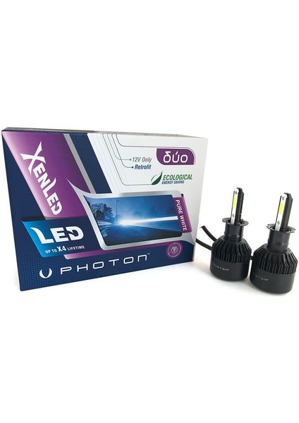 Duo H3 12 V Led Headlight