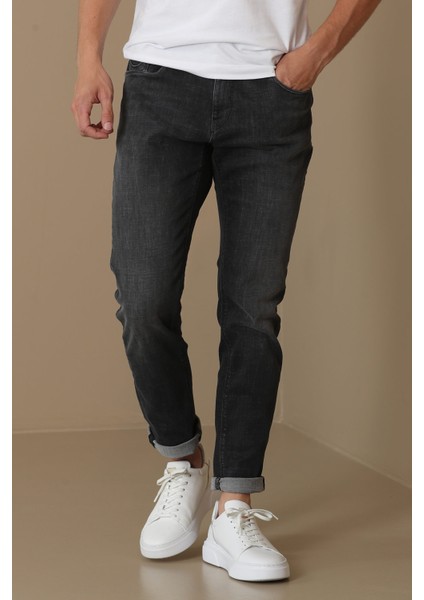 Brady Smart Jean Erkek Pantolon Slim Fit Siyah