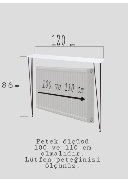 Talas Tozu Beyaz Raf -Dresuar Gold Ayak 120CM   ( 100 ve 110 cm Petek Için)