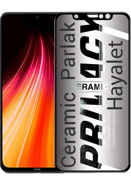 Xiaomi Redmi Note 8 Hayalet Ekran Koruyucu Parlak Seramik