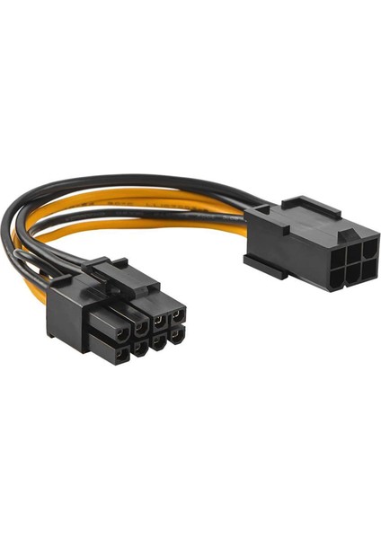 6 Pin 8 Pin Çevirici Kablo 15CM 6pin Erkek - 8pin Dişi Pcıe Express Ekran Kartı Güç Adaptörü Kablosu indirimleri