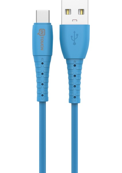 Soft 2.4A Type-C USB Şarj ve Data Kablosu 1m