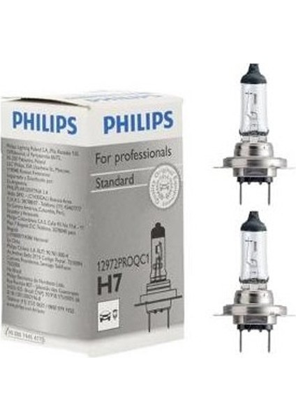 Phılıps 12V 55W H7 PHI-12972PROQC1 (Çift)