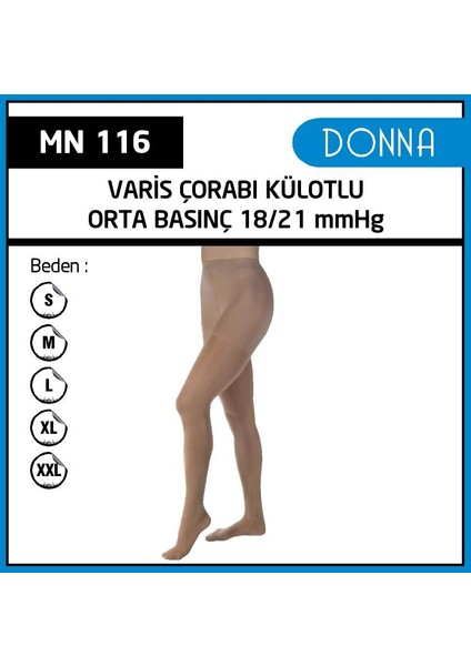 Donna Va-Ris Çorabı Külotlu (Italyan) No: 4