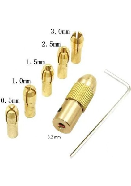 Mini Mandren 7 Parça Ürün Pens Setli Gravür & Matkap 3,2mm