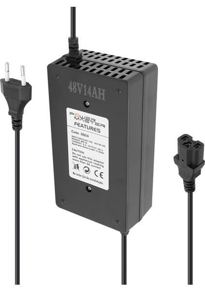 48V 20A Elektrikli Bisiklet Akü Şarj Adaptörü