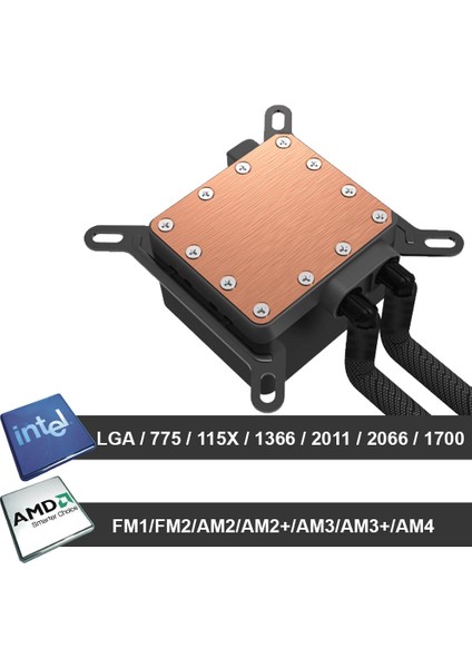 Hydra 240 MM AMD / Intel Uyumlu İşlemci Sıvı Soğutma Sistemi + İntel LGA 1700 Pin modelleri