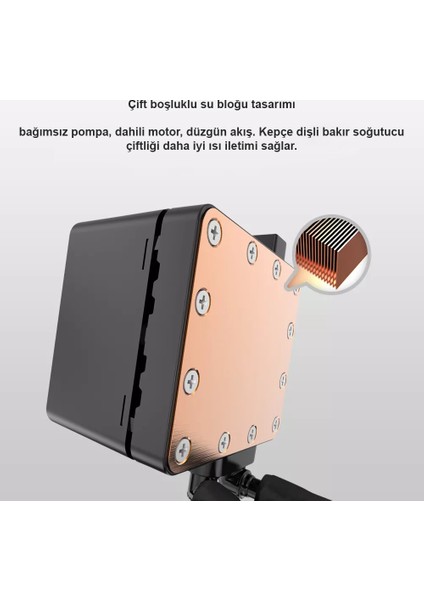 Hydra 240 MM AMD / Intel Uyumlu İşlemci Sıvı Soğutma Sistemi + İntel LGA 1700 Pin