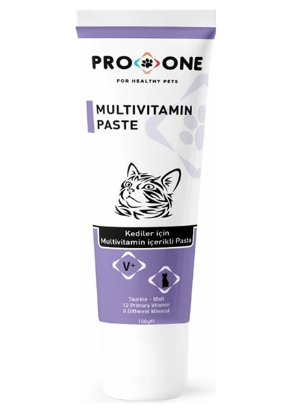 Pro One Kediler Için Multivitamin Macun 100 gr