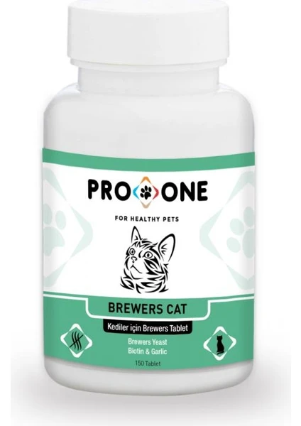 Pro One Feline Kediler Için Brewers Tablet 150 Adet