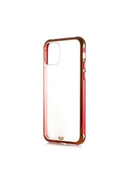 Apple iPhone 12 Mini Kılıf Kamera Korumalı Kenarları Renkli Şeffaf Voit Silikon