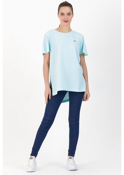 Merılyn Kadın T-Shirt Yeşil Kadın Yeşil Tişört Uzun Tişört indirimleri