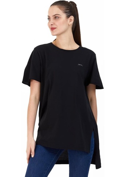 Merılyn Kadın T-Shirt Siyah Siyah Tişört Kadın Tişört