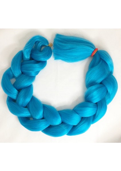 Sentetik Örgülük Saç, Afrika Örgüsü, Rasta, Açık Mavi 2 Blue fiyatları