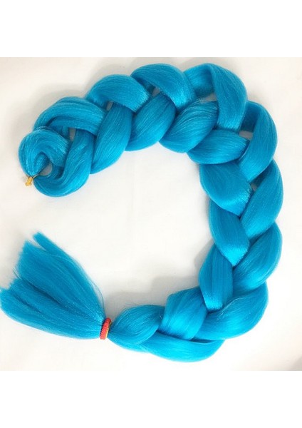 Sentetik Örgülük Saç, Afrika Örgüsü, Rasta, Açık Mavi 2 Blue fırsatları