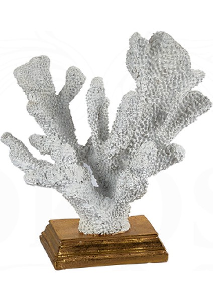 Polyester Beyaz Mercan 23 x 23 cm