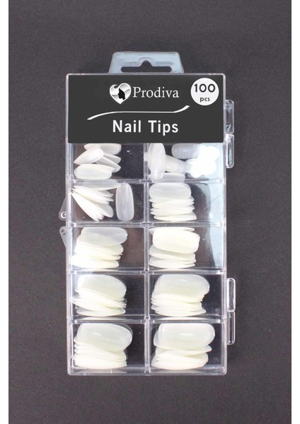 100'Lü Kutulu Takma Tırnak - Nail Tips 55 No