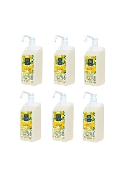 Klasik Limon Kolonyası Sprey Başlıklı 1 lt x 6