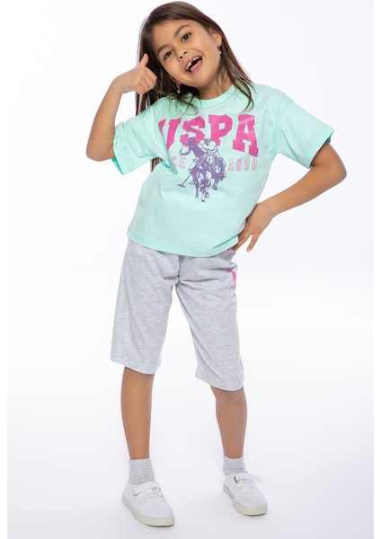 US1082-G Kız Garson Kapri Takımı 22Y