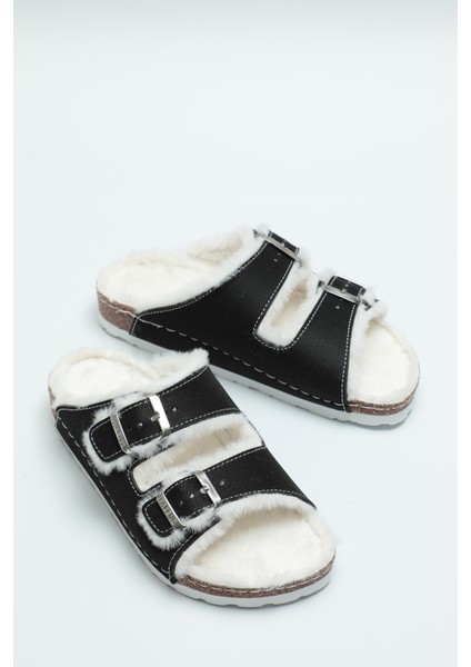 Paleng Mantar Taban Kışlık Kadın Terlik