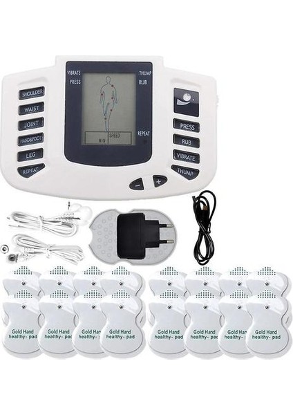Elektrik Tens Kas Stimülatörü Dijital Kas Terapisi Tam Vücut Masajı Cihaz Seti (Yurt Dışından)