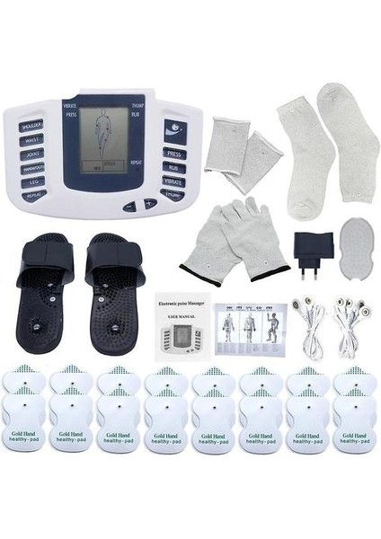 Elektrik Tens Kas Stimülatörü Dijital Kas Terapisi Tam Vücut Masajı Cihaz Seti (Yurt Dışından) fiyatları