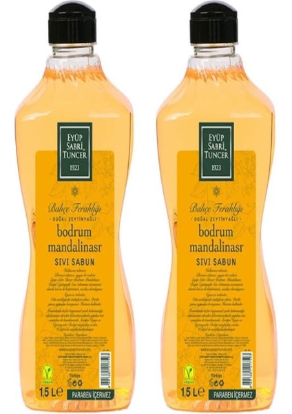 Bodrum Mandalinası Sıvı Sabun 1500 ml x 2
