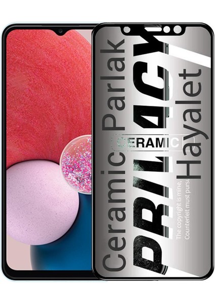 Samsung A13 Hayalet Ekran Koruyucu Parlak Seramik