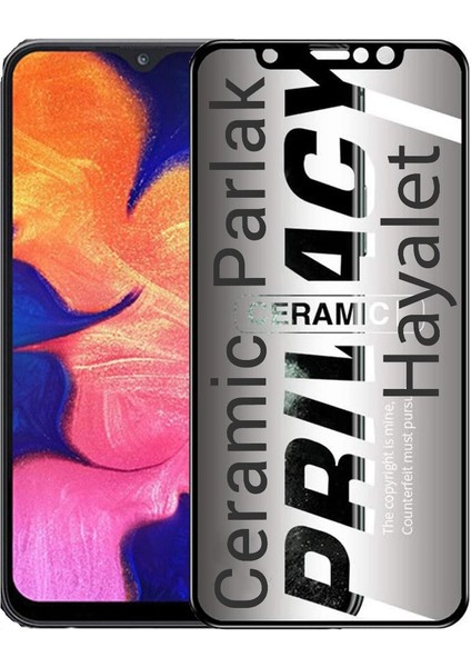 Samsung A10 Hayalet Ekran Koruyucu Parlak Seramik
