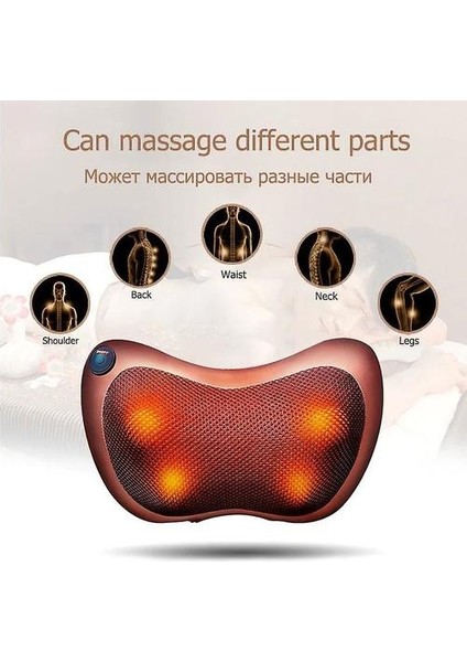Elektrik Servikal Omurga Masaj Yastık Çok Fonksiyonlu Kızılötesi Bel Arka Ayak Vücut ve Boyun Relax (Yurt Dışından)