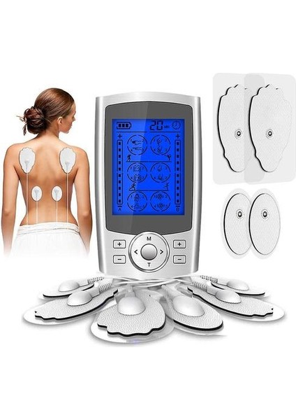 24MODES Eletrıc Compex Kas Stimülatörü Ems Pulse Meridian Fizyoterapi On Tens Makine (Yurt Dışından)