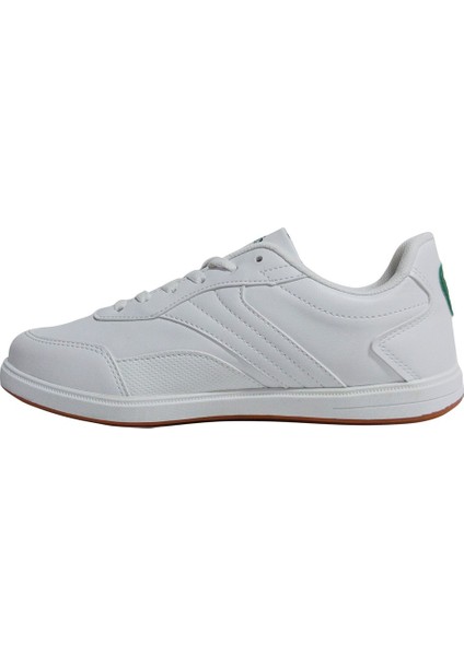 Beyaz Sneakers Bağcıklı Spor Ayakkabı