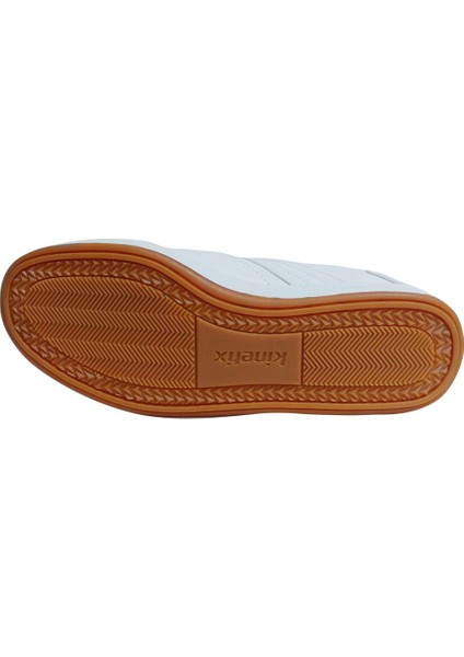 Beyaz Sneakers Bağcıklı Spor Ayakkabı