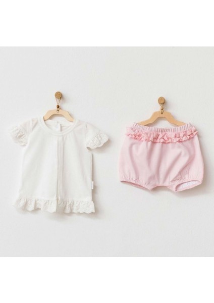 Ecru Kız Bebek Takım 2li - Andywawa - Ecru - 18-24 Ay