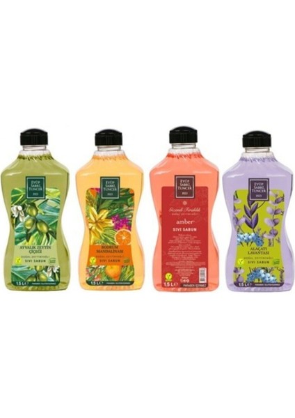 Sıvı Sabun Karma 1500 ml 4 Adet