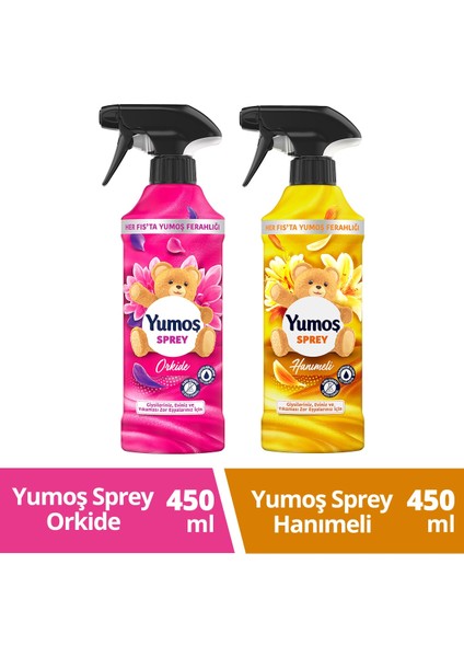 Sprey Yıkaması Zor Eşyalar Için Hanımeli ve Orkide 450 ml